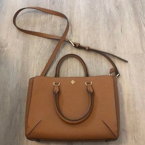 Tory Burch small robinson zip tote